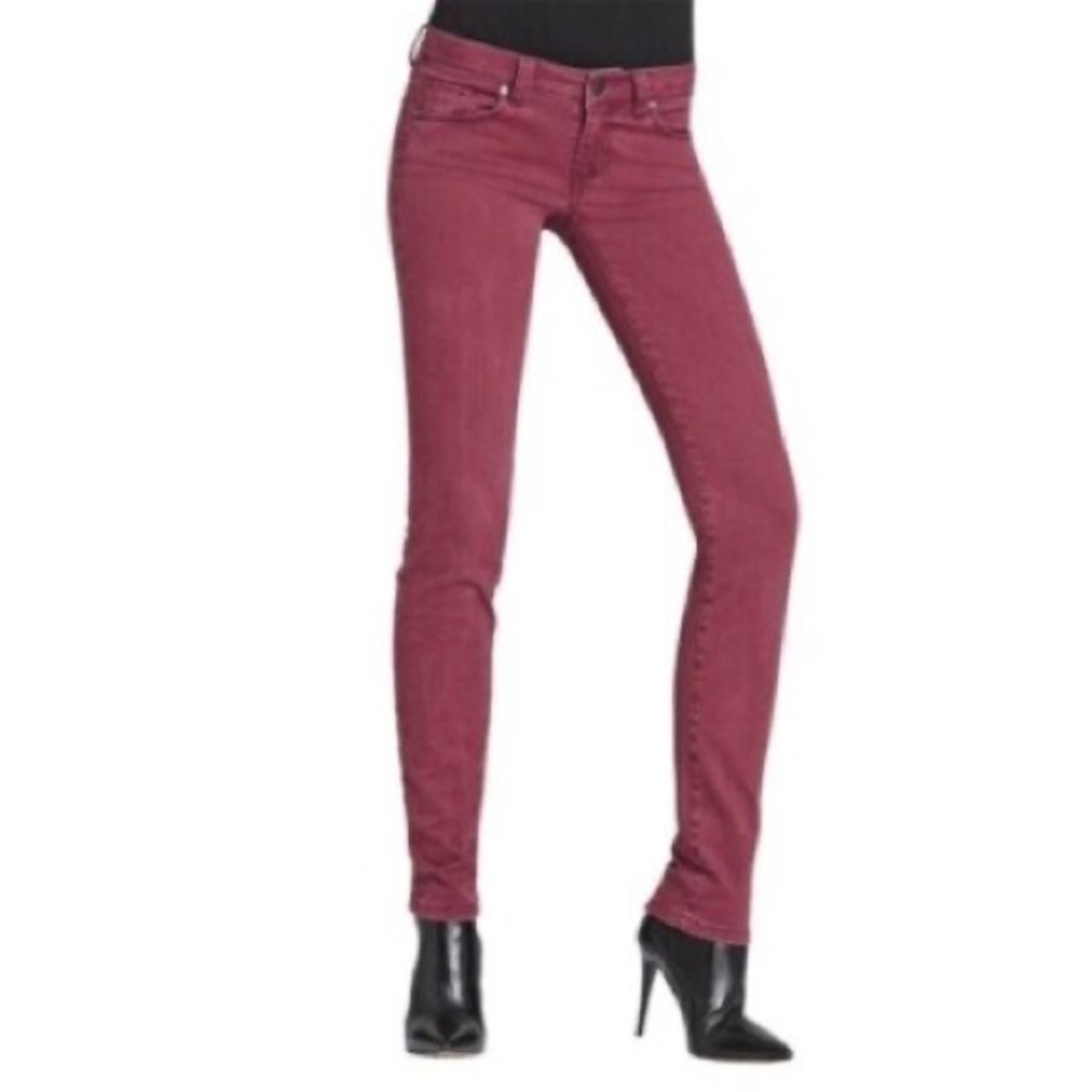 CAbi Bordeaux Skinny Jeans #126